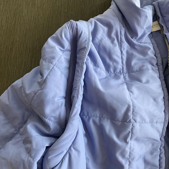 Petite Sophisticate Women's Purple 2 In 1 Jacket‎ Vest Quilted Puffer Size Small - Picture 9 of 13